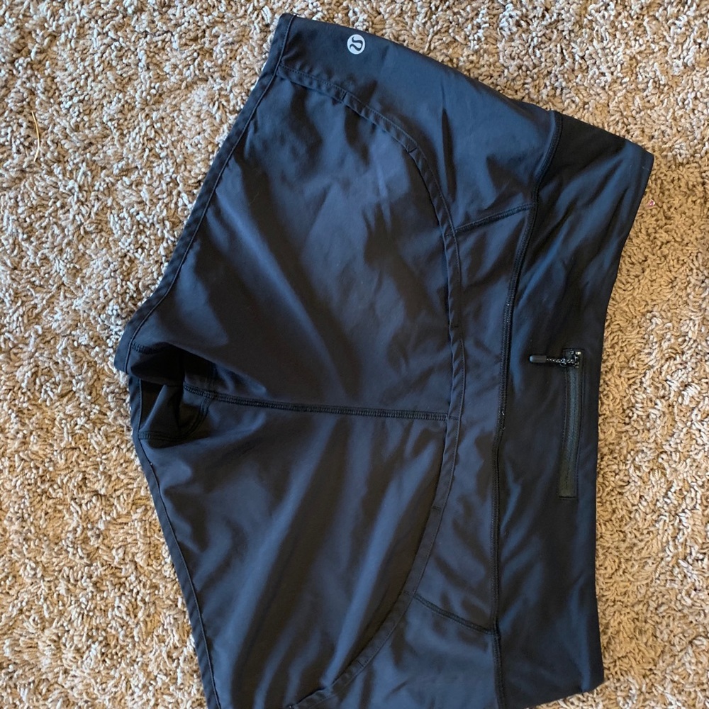 Black lululemon shorts